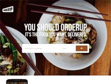 Tablet Screenshot of orderup.com
